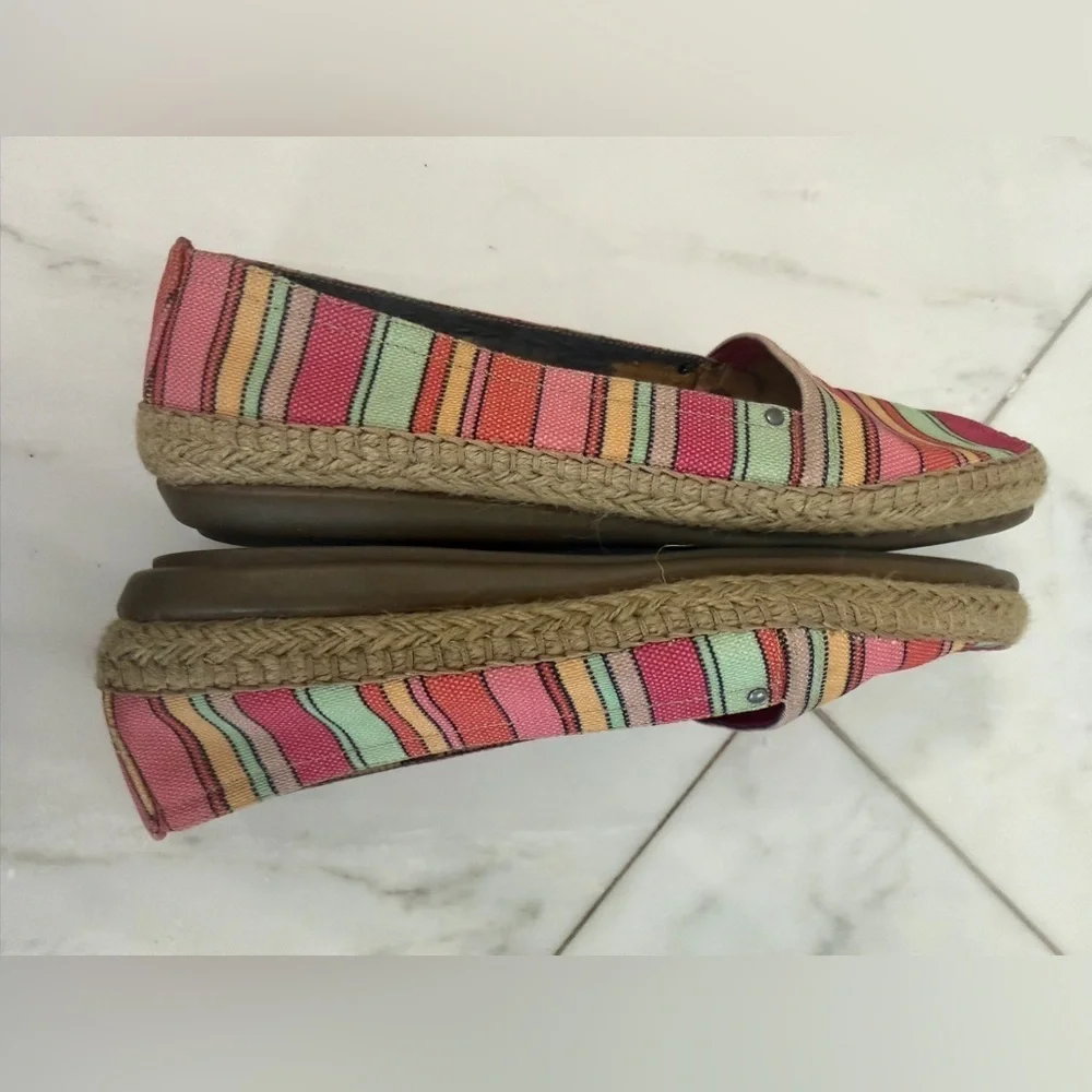 Aerosoles Women’s Size 9 Boho Beach Stripe Espadrille Flats